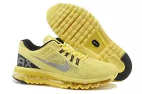 air max nike hommes femmes 2013 classic lovers vg jaune noir